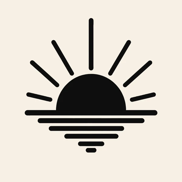 The Sunrise mark in black on ivory.